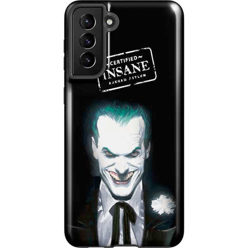DC Comics The Joker Portrait by Alex Ross Galaxy S21 FE Pro Case
