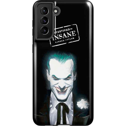 DC Comics The Joker Portrait by Alex Ross Galaxy S21 Plus 5G Pro Case