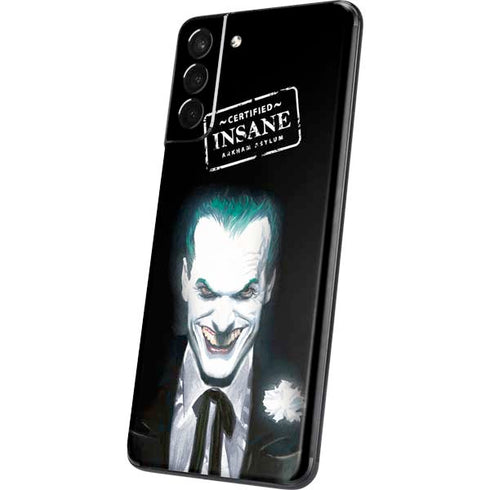 DC Comics The Joker Portrait by Alex Ross Galaxy S21 Plus 5G Skin