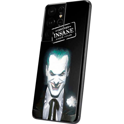 DC Comics The Joker Portrait by Alex Ross Galaxy S21 Ultra 5G Skin