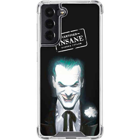DC Comics The Joker Portrait by Alex Ross Galaxy S22 Clear Case
