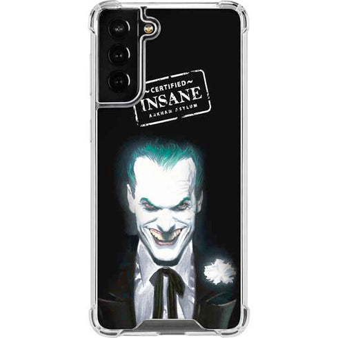 DC Comics The Joker Portrait by Alex Ross Galaxy S22 Plus Clear Case