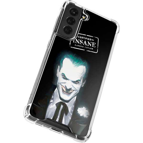 DC Comics The Joker Portrait by Alex Ross Galaxy S22 Plus Clear Case