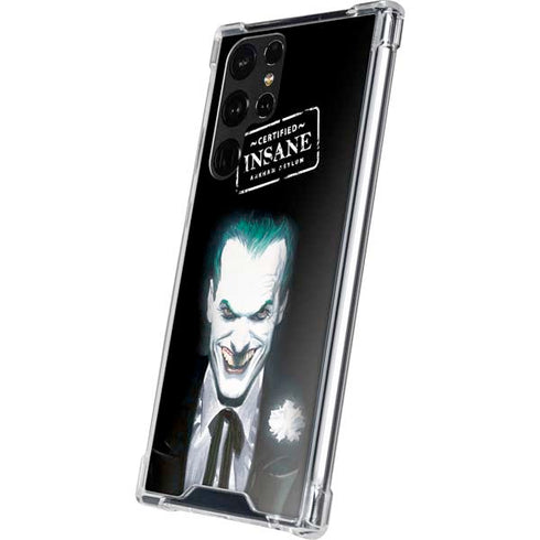 DC Comics The Joker Portrait by Alex Ross Galaxy S22 Ultra Clear Case