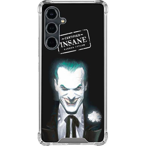DC Comics The Joker Portrait by Alex Ross Galaxy S23 FE Clear Case