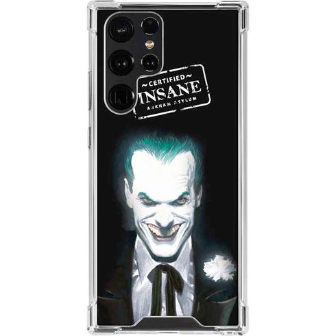 DC Comics The Joker Portrait by Alex Ross Galaxy S24 Ultra Clear Case