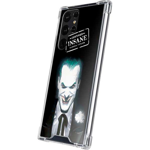 DC Comics The Joker Portrait by Alex Ross Galaxy S24 Ultra Clear Case