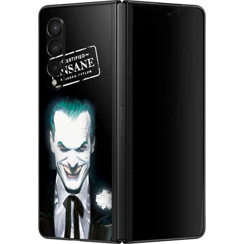 DC Comics The Joker Portrait by Alex Ross Galaxy Z Fold3 5G Skin