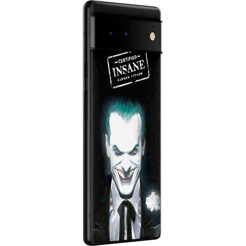 DC Comics The Joker Portrait by Alex Ross Google Pixel 6 Pro Skin