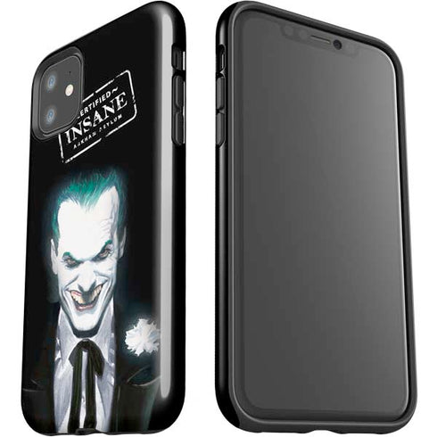 DC Comics The Joker Portrait by Alex Ross iPhone 11 Impact Case
