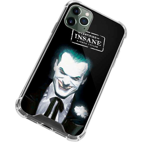 DC Comics The Joker Portrait by Alex Ross iPhone 12 Pro Clear Case