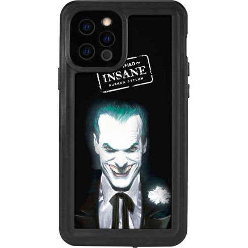 DC Comics The Joker Portrait by Alex Ross iPhone 12 Pro Waterproof Case