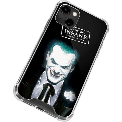 DC Comics The Joker Portrait by Alex Ross iPhone 13 Clear Case