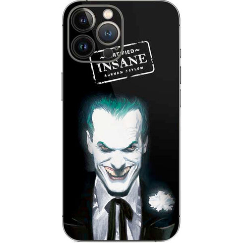 DC Comics The Joker Portrait by Alex Ross iPhone 13 Pro Max Skin