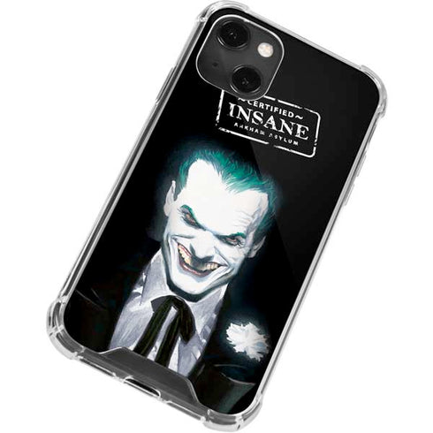 DC Comics The Joker Portrait by Alex Ross iPhone 14 Plus Clear Case