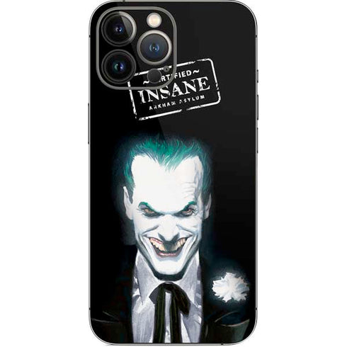 DC Comics The Joker Portrait by Alex Ross iPhone 14 Pro Max Skin