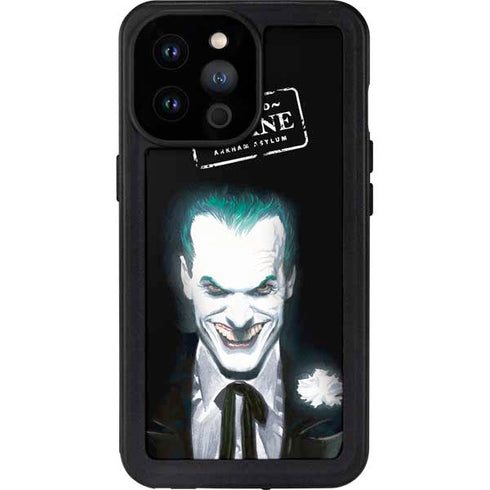 DC Comics The Joker Portrait by Alex Ross iPhone 14 Pro Max Waterproof Case