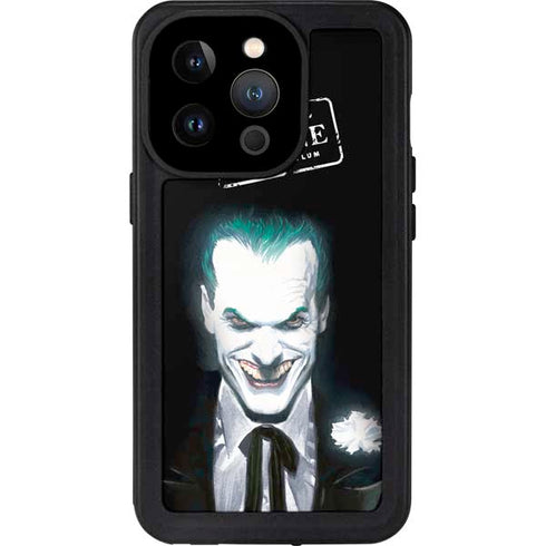 DC Comics The Joker Portrait by Alex Ross iPhone 14 Pro Waterproof Case