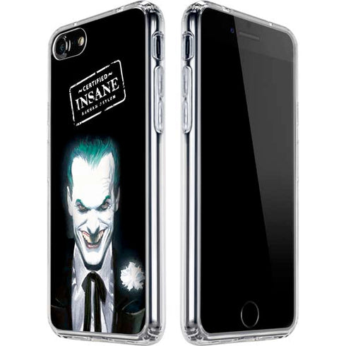 DC Comics The Joker Portrait by Alex Ross iPhone SE (2nd & 3rd Gen) Clear Case