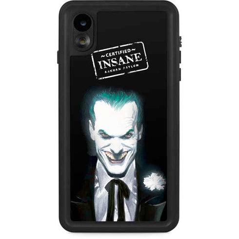 DC Comics The Joker Portrait by Alex Ross iPhone XR Waterproof Case
