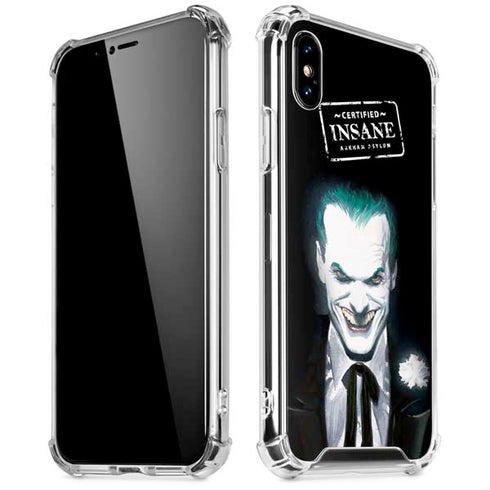 DC Comics The Joker Portrait by Alex Ross iPhone XS Max Clear Case