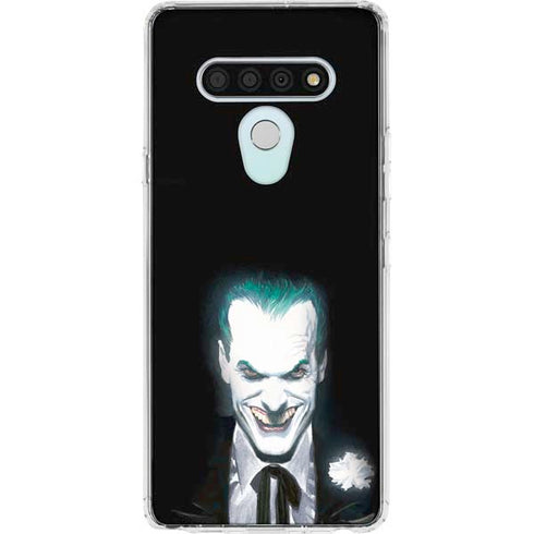 DC Comics The Joker Portrait by Alex Ross LG Stylo 6 Clear Case