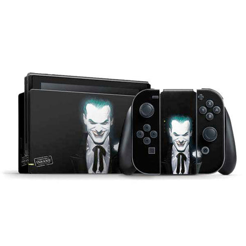 DC Comics The Joker Portrait by Alex Ross Nintendo Switch Bundle Skin