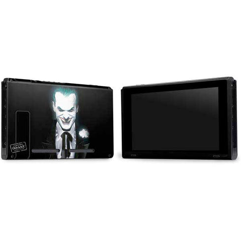 DC Comics The Joker Portrait by Alex Ross Nintendo Switch Bundle Skin