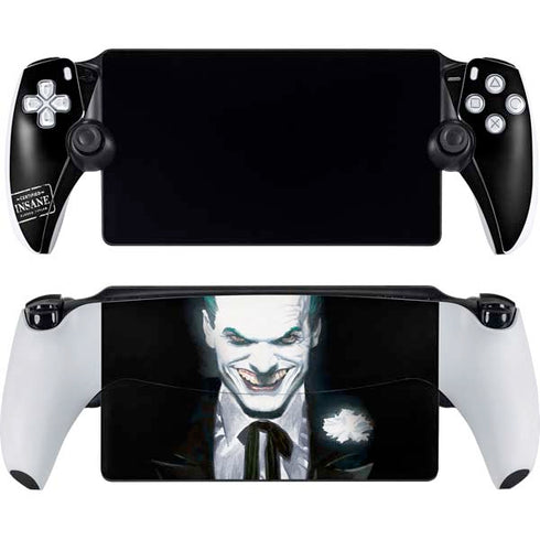 DC Comics The Joker Portrait by Alex Ross PlayStation Portal Remote Player Skin