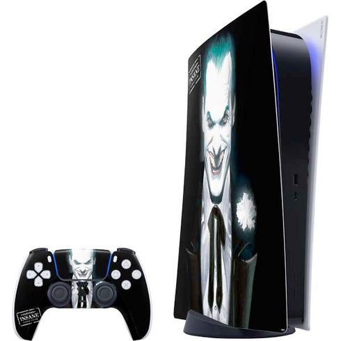 DC Comics The Joker Portrait by Alex Ross PS5 Digital Edition Bundle Skin