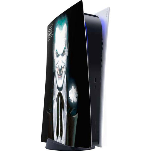 DC Comics The Joker Portrait by Alex Ross PS5 Digital Edition Console Skin