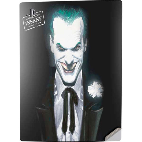 DC Comics The Joker Portrait by Alex Ross PS5 Digital Edition Console Skin