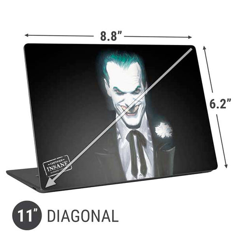 DC Comics The Joker Portrait by Alex Ross Universal Laptop 11in (8.8 x 6.2in) Skin