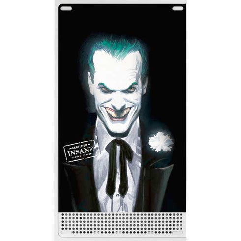 DC Comics The Joker Portrait by Alex Ross Xbox Series S Console Skin