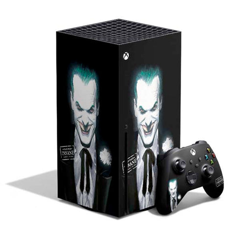 DC Comics The Joker Portrait by Alex Ross Xbox Series X Bundle Skin