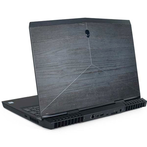 Charcoal Wood Dell Alienware Skin