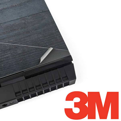 Charcoal Wood Dell Alienware Skin