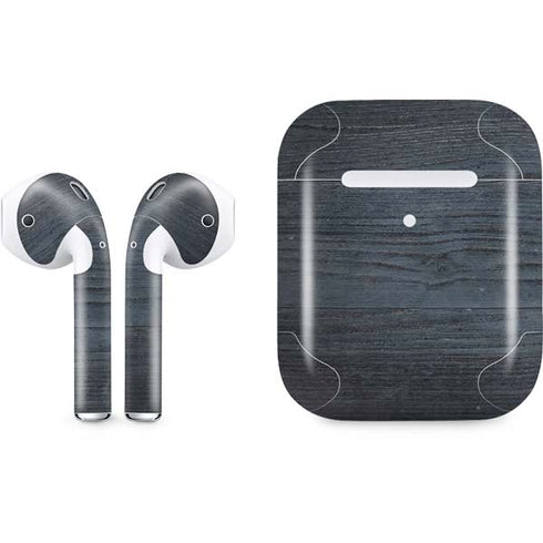 Charcoal Wood Apple AirPods 2 Skin