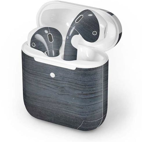 Charcoal Wood Apple AirPods 2 Skin