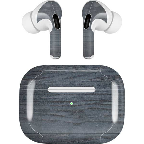 Charcoal Wood Apple AirPods Pro Skin