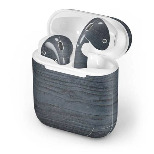 Charcoal Wood Apple AirPods Skin