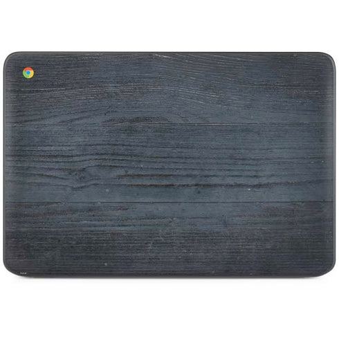Charcoal Wood HP Chromebook Skin