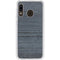 Charcoal Wood Galaxy A20 Clear Case