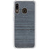 Charcoal Wood Galaxy A20 Clear Case