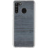 Charcoal Wood Galaxy A21 Clear Case