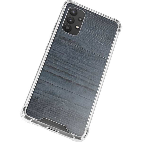Charcoal Wood Galaxy A32 5G Clear Case