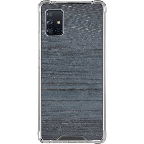 Charcoal Wood Galaxy A51 5G Clear Case