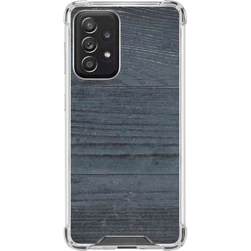 Charcoal Wood Galaxy A52 5G Clear Case
