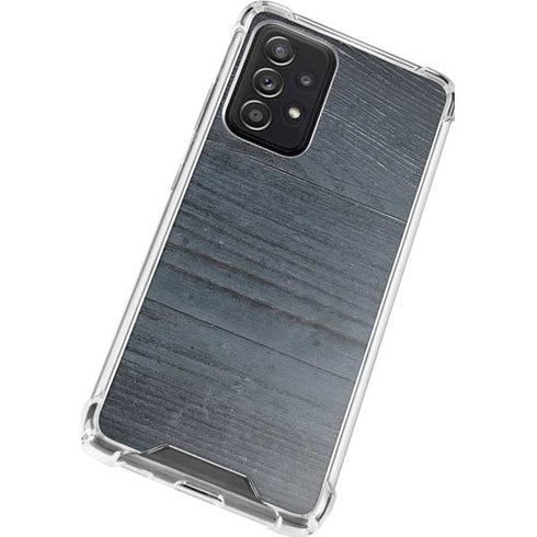 Charcoal Wood Galaxy A52 5G Clear Case