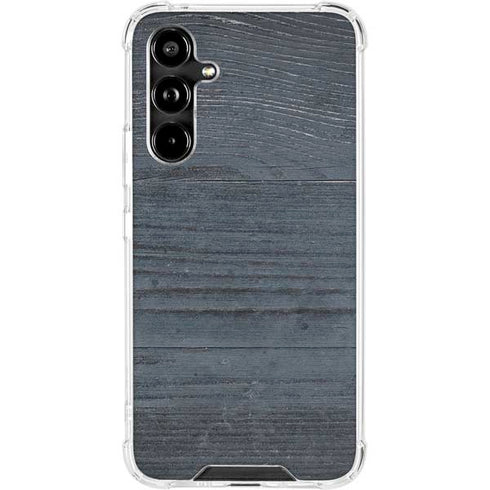 Charcoal Wood Galaxy A54 5G Clear Case